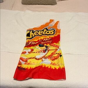 Cheetos Bold Orange and White dress
